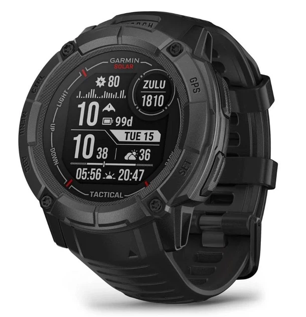 Смарт-часы Garmin Instinct 2X Solar Tactical Black (DLTT) - Фото 1 Смарт-часы Garmin Instinct 2X Solar Tactical Black (DLTT) - изображение 1