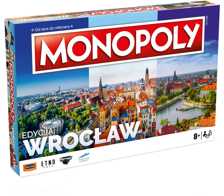 Настільна гра Winning Moves Монополія Вроцлав 2022 (5036905049115) - зображення 1