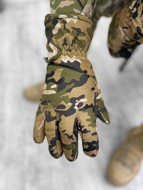 Тактичні рукавички Urban Defender Soft Shell Multicam S - зображення 1