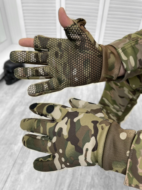 Тактичні рукавички Tactical Gloves Elite Multicam S - изображение 1