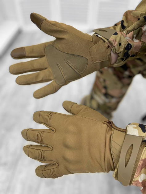 Тактичні зимові рукавички Tactical Gloves Coyote S - зображення 1