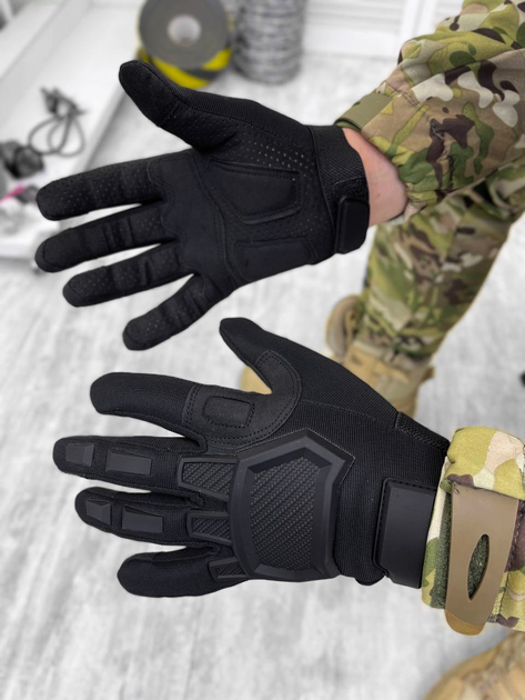 Тактичні рукавички Urban Defender Tactical Gloves Black XXL - изображение 1