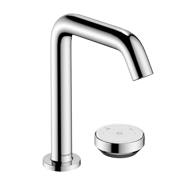 Змішувач для раковини 150 CoolStart на 2 отвори Hansgrohe Tecturis S (колір - хром), з донним клапаном 73353000 - Фото 1 Змішувач для раковини 150 CoolStart на 2 отвори Hansgrohe Tecturis S (колір - хром), з донним клапаном 73353000 - зображення 1