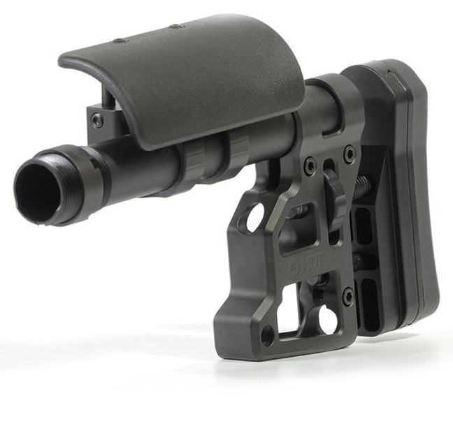 Приклад снайперський MDT Skeleton Carbine Stock 9.75'' чорний алюмінієвий - зображення 1
