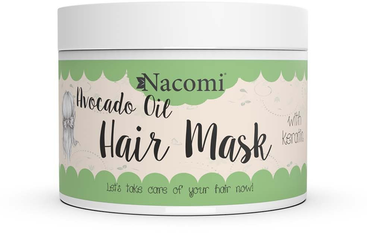 Маска для волосся Nacomi With Avocado Oil 200 мл (5902539700633) - зображення 1