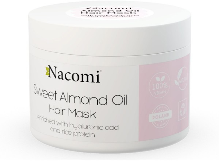 Маска для волосся Nacomi With Sweet Almond Oil 200 мл (5902539700640) - зображення 1