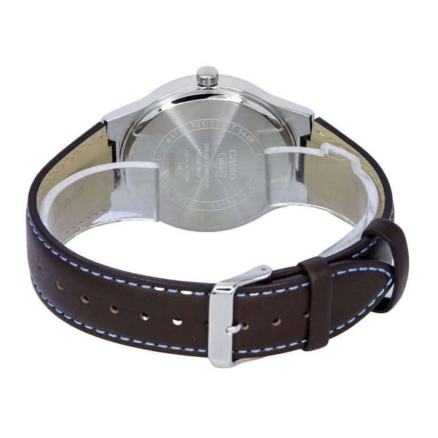 Наручные часы CASIO MTP-RS105L-7BVDF Белый/Коричневый Кожаный ремешок - изображение 3