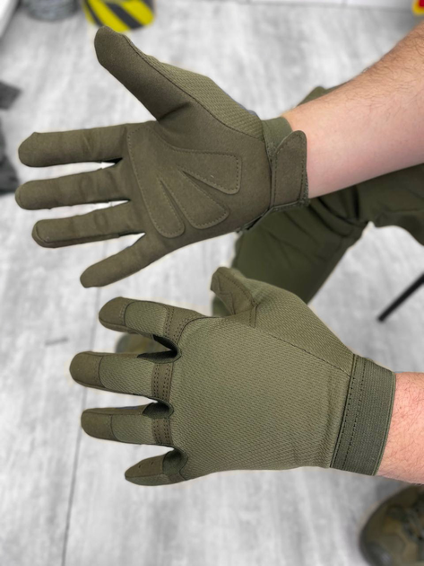 Тактичні рукавички Olive Tactical Gloves Elite L - изображение 1