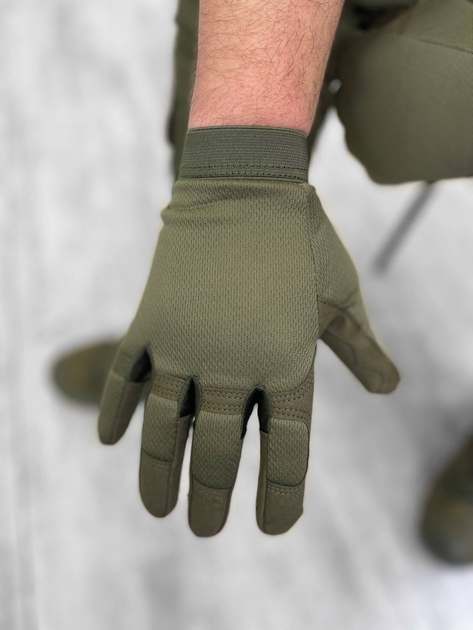 Тактичні рукавички Olive Tactical Gloves Elite M - зображення 2