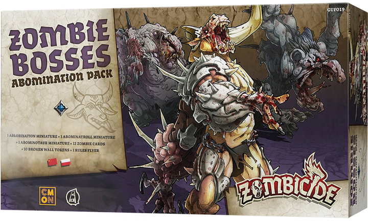 Додаток до настільної гри Portal Games Zombicide: Чорна чума Зомбі-бос (5902560381870) - зображення 1