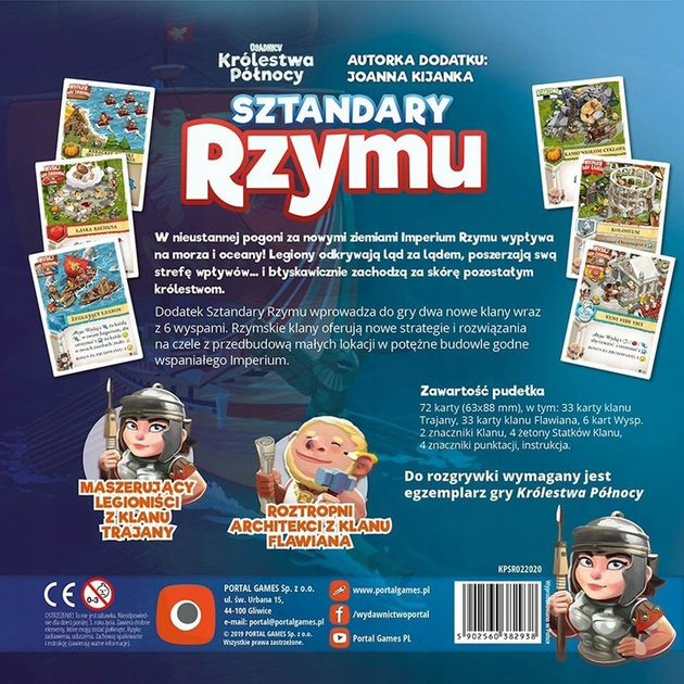 Dodatek do gry planszowej Portal Games Osadnicy: Królestwa północy - Sztandary Rzymu (5902560382938) - obraz 2