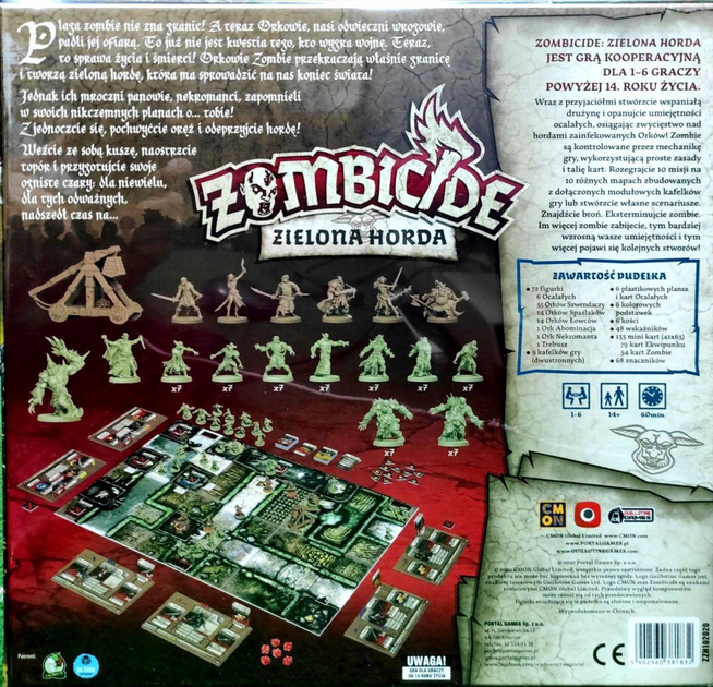 Gra planszowa Portal Games Zombicide: Zielona Horda (5902560381832) - obraz 3
