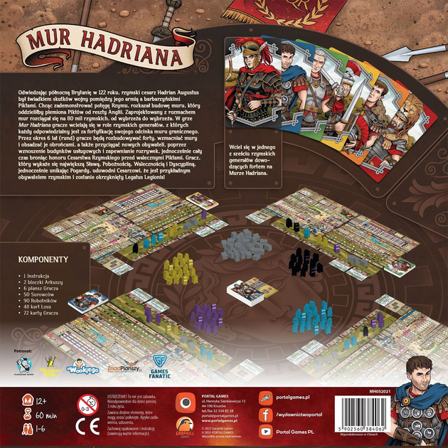 Gra planszowa Portal Games Mur Hadriana (5902560384062) - obraz 2
