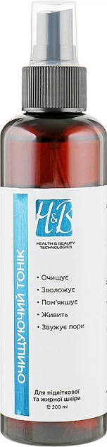 Очищувальний тонік для обличчя - Dr.Pirogov Cleanse Tonic 200ml (838512-16098) - изображение 2