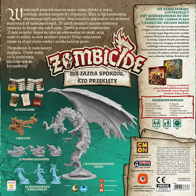 Dodatek do gry planszowej Portal Games Zombicide: Nie zazna spokoju kto przeklęty (5902560383676) - obraz 2