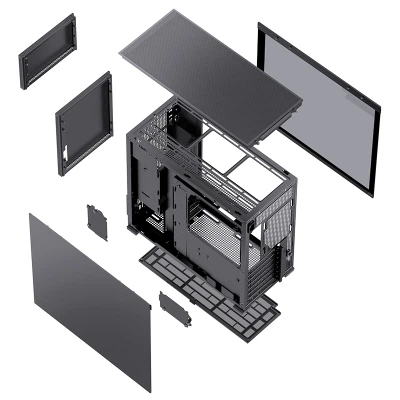 Корпус для ПК JONSBO D41 MESH Black - зображення 7