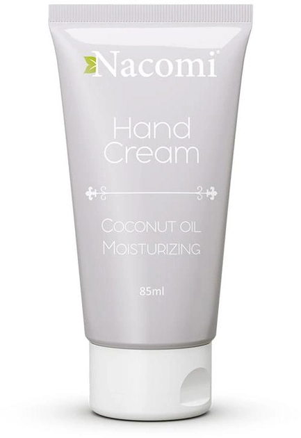 Krem do rąk Nacomi Hand Cream Coconut Oil Moisturizing 85 ml (5901878680767) - obraz 1