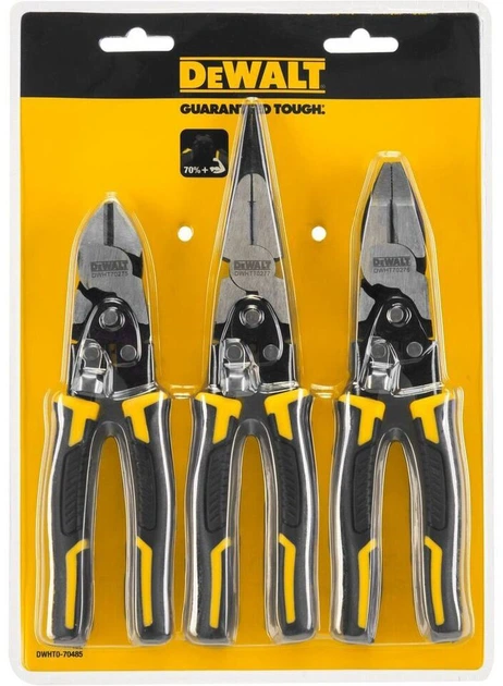 Набір з трьох шарнірно-губцевих інструментів DeWALT Compound Action (DWHT0-70485) - зображення 2