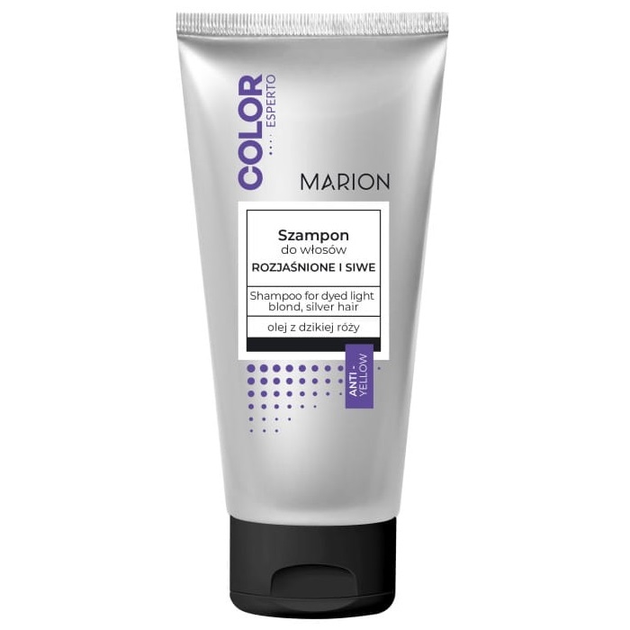 Шампунь для волосся Marion Color Esperto для освітленого або сивого волосся 200 мл (5902853065197) - зображення 1