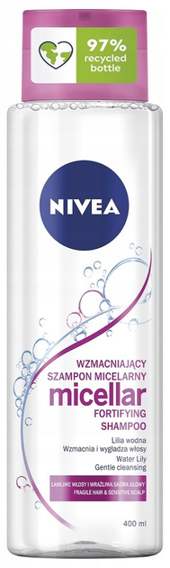 Szampon do włosów Nivea Micelarny wzmacniający 400 ml (5900017059570) - obraz 1