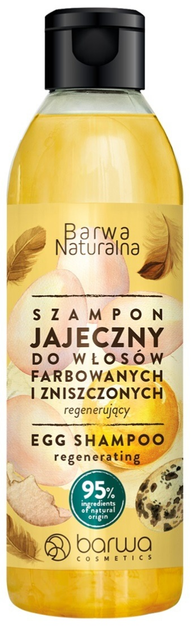 Шампунь для волосся Barwa Naturalna яєчний 300 мл (5902305000073) - зображення 1