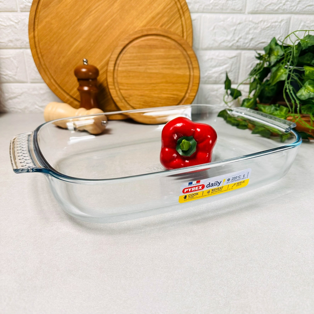 Скляна форма для духовки 3.7 л Pyrex Daily – фото, відгуки ...