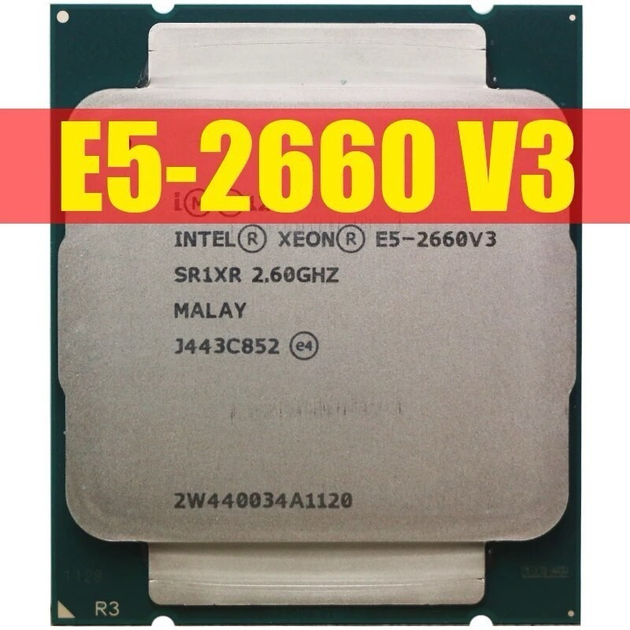 Процессор Intel Xeon E5-2660v3 2.6-3.3 GHz 10 ядер 25M кеш LGA2011-3 ...