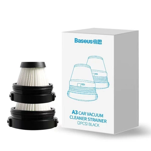 Фільтри для пилососу BASEUS Car vacuum Cleaner strainer A3 набір 2 штуки (CRXCQA3-A01) - Фото 1 Фільтри для пилососу BASEUS Car vacuum Cleaner strainer A3 набір 2 штуки (CRXCQA3-A01) - зображення 1