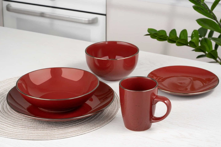 Тарілка ARDESTO супова Bagheria, 20 см, Sangria, кераміка (AR2920R) - изображение 2