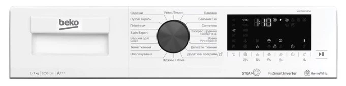 Пральна машина автоматична Beko WUE 7626 XBCW (6892193) - изображение 4