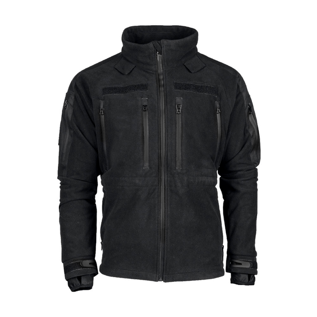 Куртка флісова Sturm Mil-Tec Plus Cold Weather Jacket Fleece Black L (10855602) - изображение 1