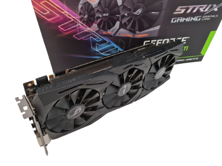 Відеокарта Asus GeForce GTX 1070 Ti ROG Strix 8GB Б/В – фото