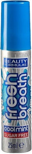 Спрей-освіжувач для порожнини рота Beauty Formulas Oral Spray Fresh Breath Cool Mint 25 мл (5012251009263) - зображення 1