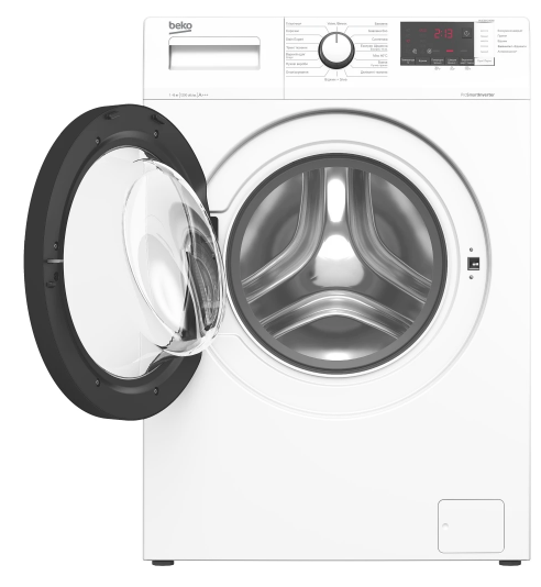 Пральна машина автоматична Beko WUE6612IXBW (6912951) Б/У - изображение 2