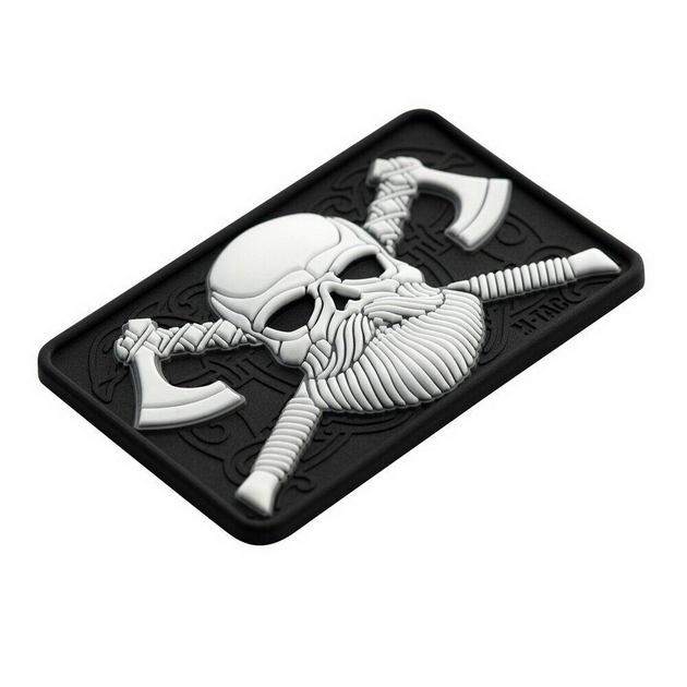 Нашивка M-Tac Bearded Skull 3D ПВХ 2000000025421 - зображення 2