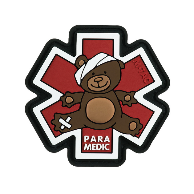 Нашивка M-Tac Paramedic Медведь PVC - изображение 1