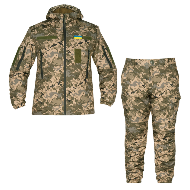 Зимний костюм ТТХ Softshell MM14 с утеплителем мультикам 2XL 2000000154145 - изображение 1