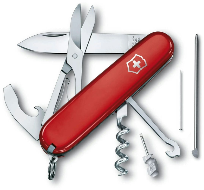 Нож Victorinox Compact 91мм/15функ/красный - изображение 1