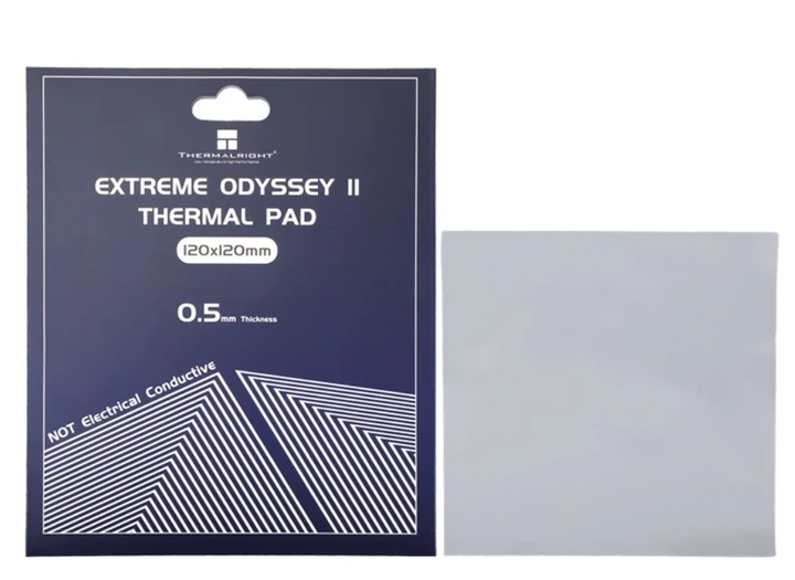 Термопрокладка Thermalright EXTREME ODYSSEY II 120x120x0.5мм 14.8 W/mK - Фото 1 Термопрокладка Thermalright EXTREME ODYSSEY II 120x120x0.5мм 14.8 W/mK - изображение 1