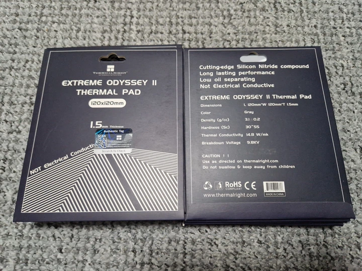 Термопрокладка Thermalright EXTREME ODYSSEY II 120x120x1.5мм 14.8 W/mK - изображение 2