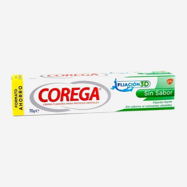 Крем-фиксатор для зубных протезов и брекетов Corega Flavor Free Fixing ...