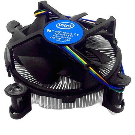 Кулер для процессора Intel с медной вставкой (4-pin) - вентилятор для CPU LGA 775/1150/1155/1156 (1150002) - изображение 5