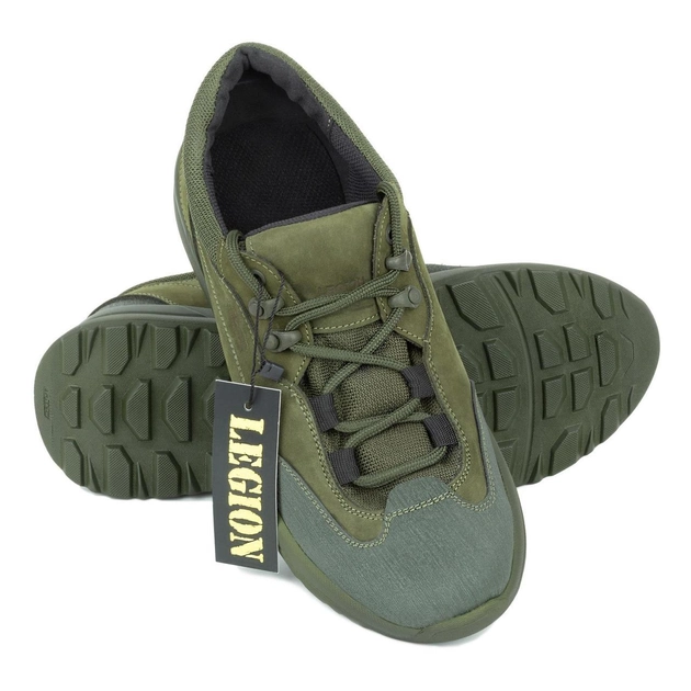 Legion кросівки тактичні Patrol Olive, чоловічі військові літні армійські 40, тактичні кросівки олива - зображення 1
