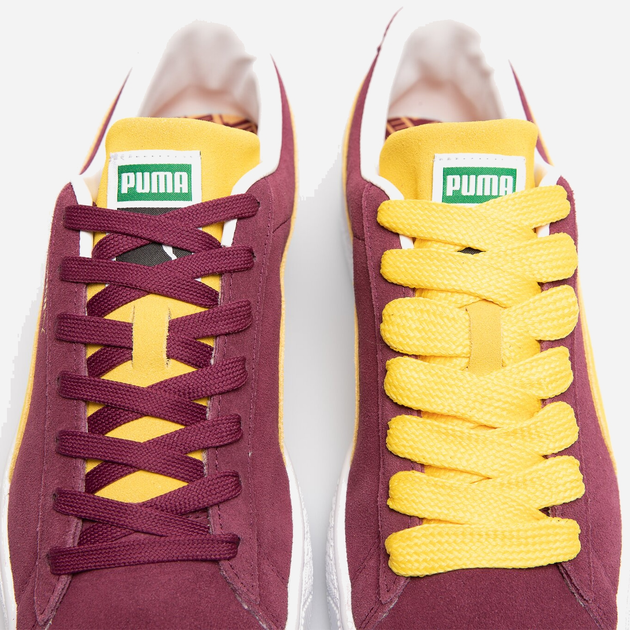 Sneakersy męskie skórzane do kostki Puma Suede Classic XXI 37491538 43 (9UK) Bordowe (4064536391533) - obraz 4
