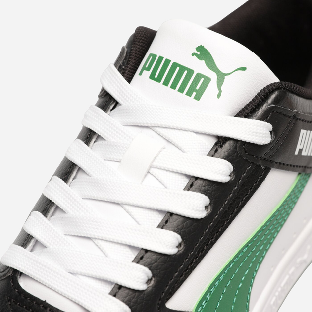 Sneakersy chłopięce Puma Rebound JOY Lo Jr 38198413 38.5 (5.5UK) Białe z zielonym (4065452844585) - obraz 5