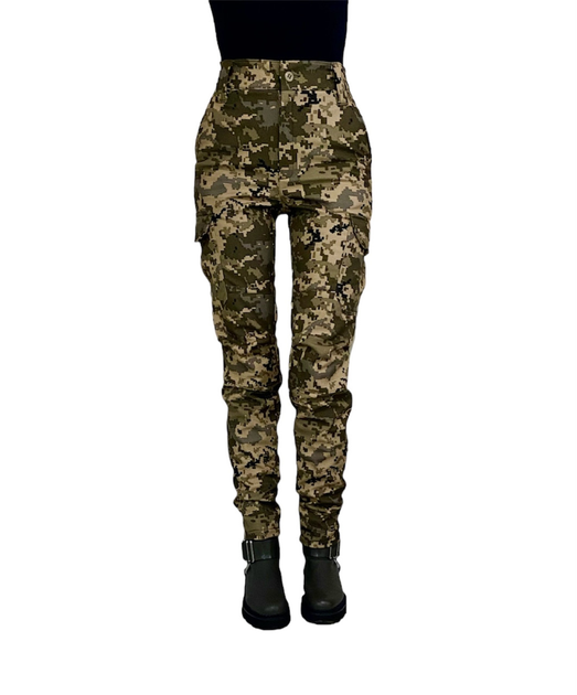 Жіночі зимові тактичні штани 40 укрпіксель - зображення 1