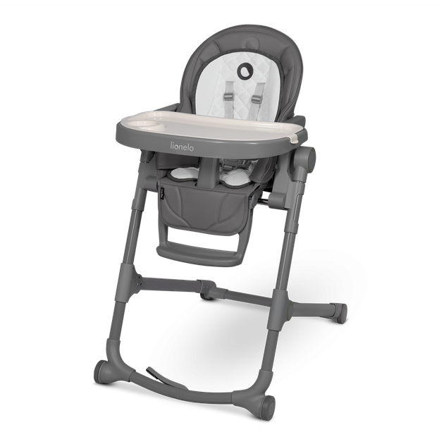 Стульчик для кормления Lionelo CORA PLUS GREY STONE - Фото 2 Стульчик для кормления Lionelo CORA PLUS GREY STONE - изображение 2