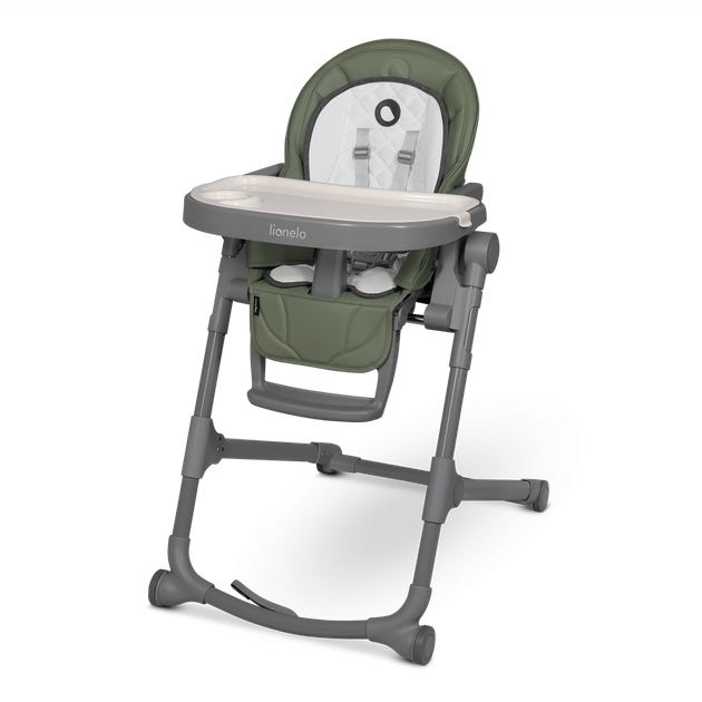 Стілець для годування Lionelo CORA PLUS GREEN OLIVE - зображення 2