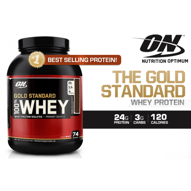 Протеин сывороточный Optimum Nutrition 100% Whey Gold Standard 909 г вэй голд стандард - изображение 2