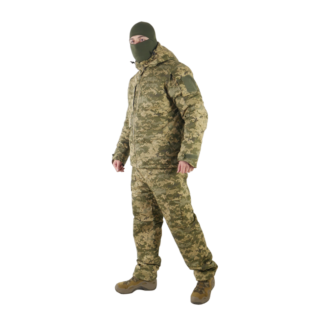 Зимовий тактичний костюм для чоловіків Tactical Series утеплений Rip-Stop розмір XXL колір Піксель - зображення 2